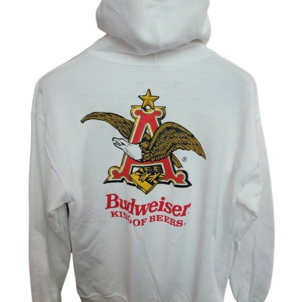 Brew City Budweiser King Of Beers Eagle 🦅Sweatshirt Hoodie Size Small Original